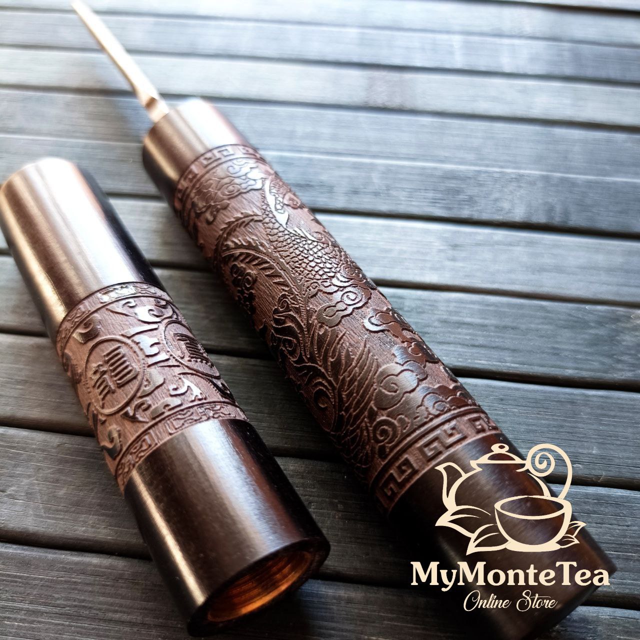 Нож для колки пуэра с резной ручкой