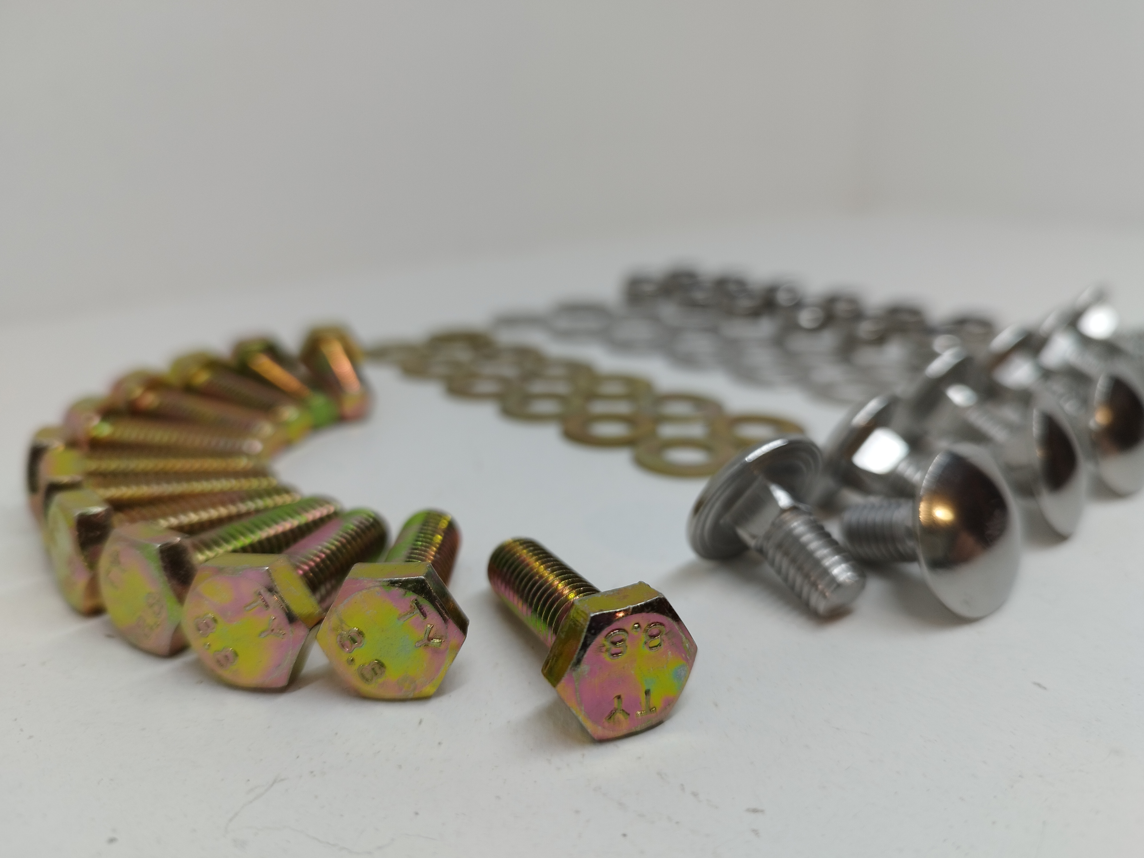 Kit de montage 2 pares chocs VW cox coccinelle (gros modèle)