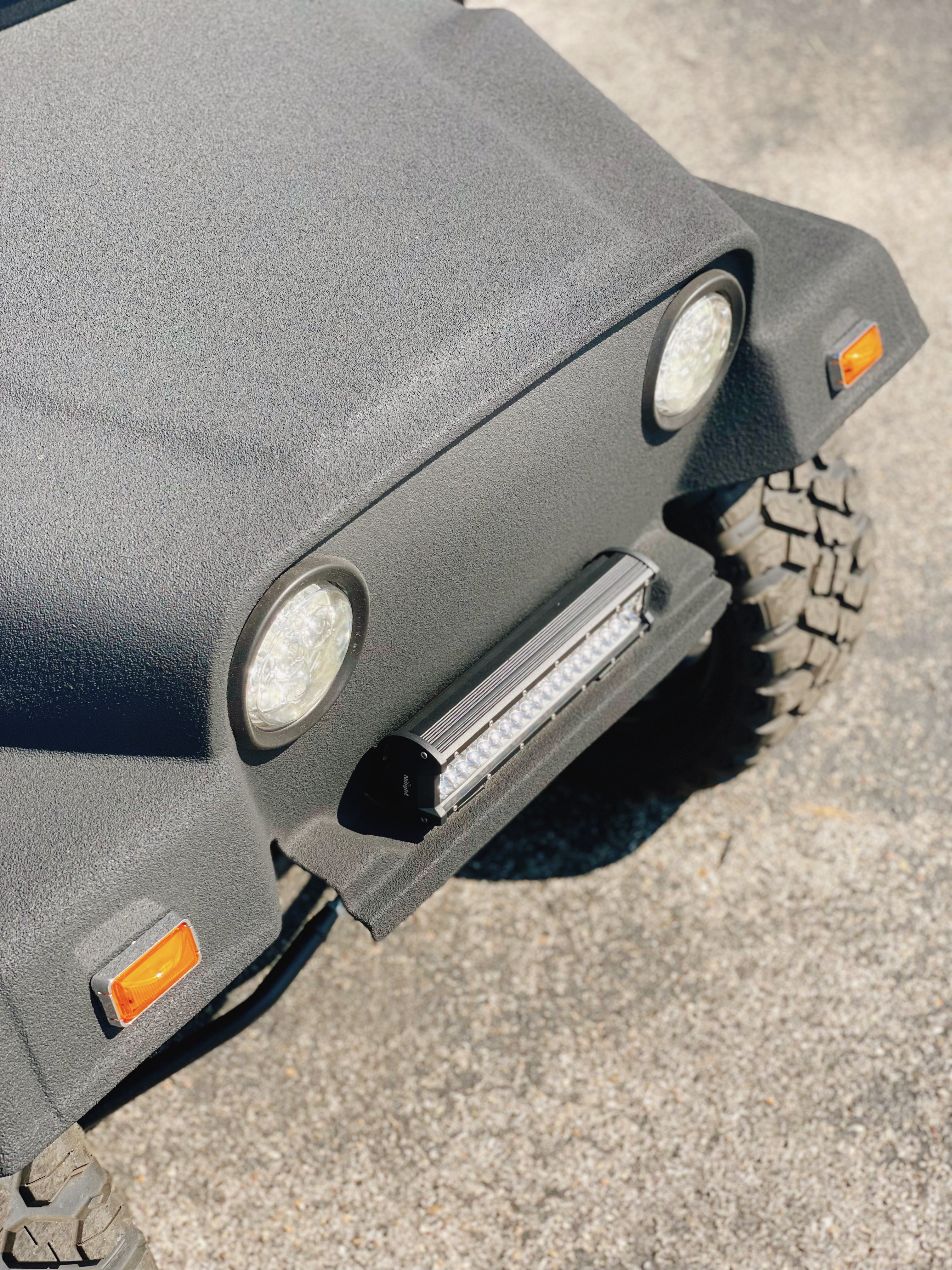 2018 Rhino Edition Custom Jeep Body EZ GO Golf Cart 