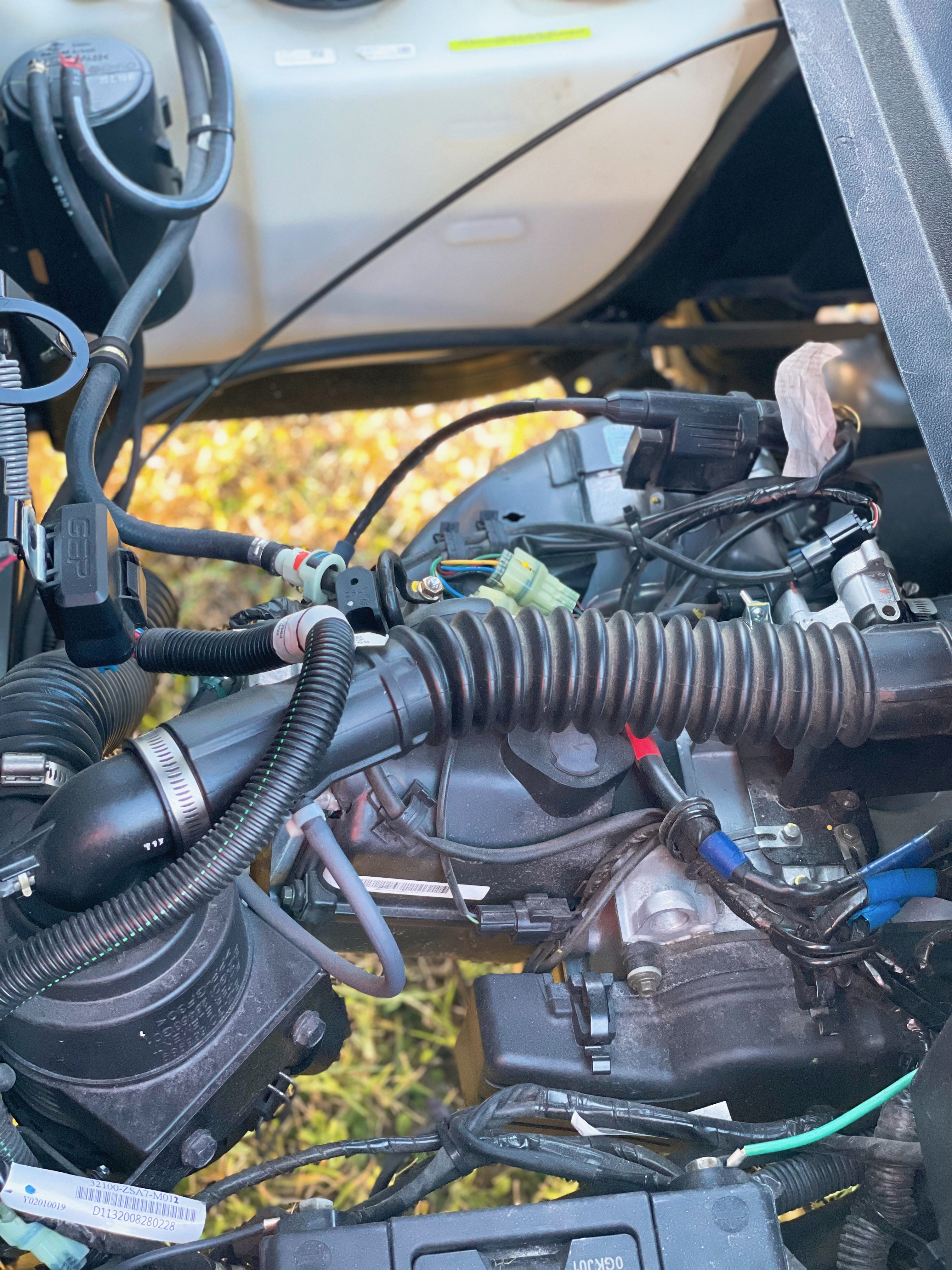 2021 GAS EZ GO Valor 4 Seater Fisherman Edition 