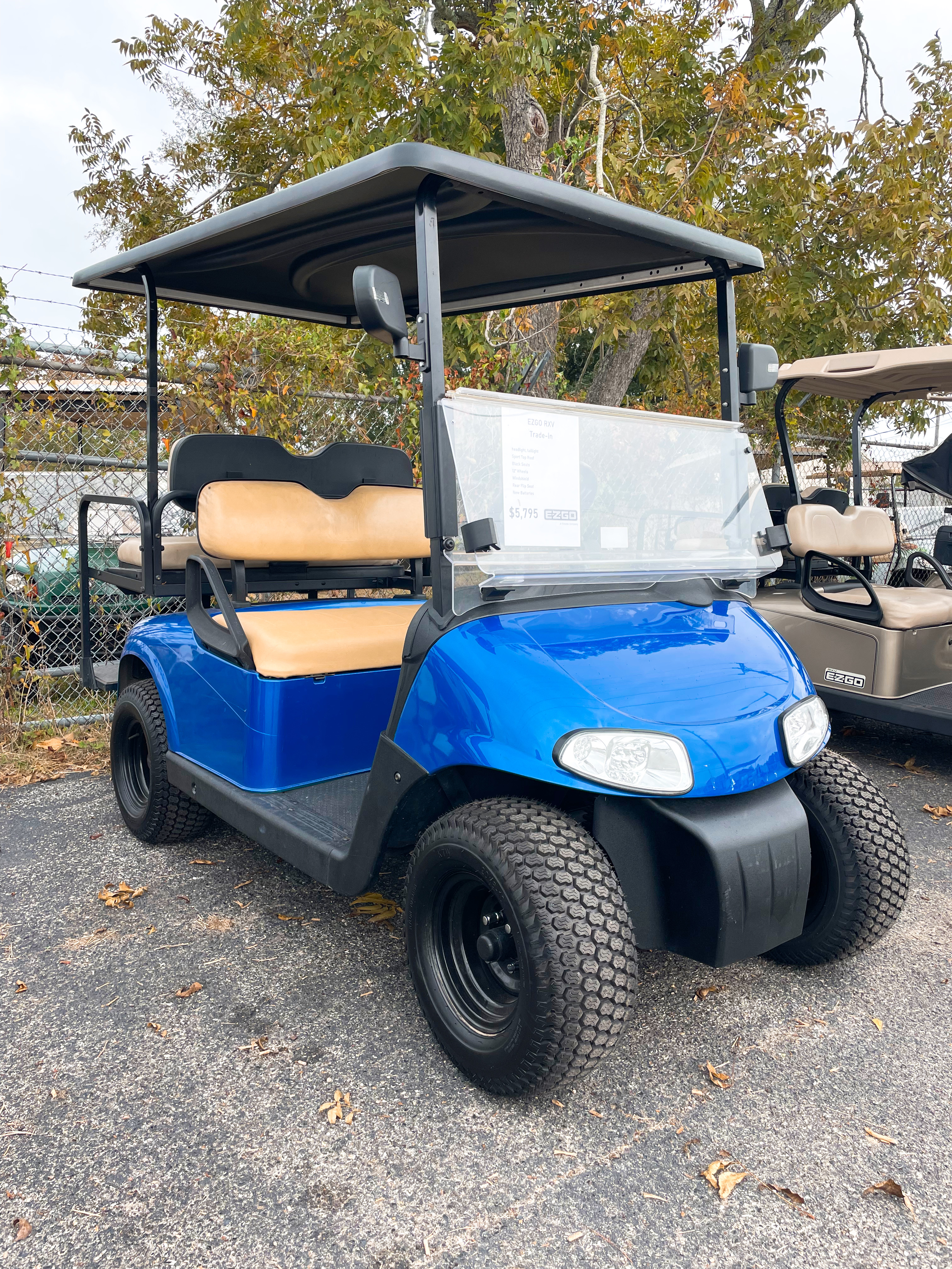 2020 EZ GO RXV 4 Seater Golf Cart