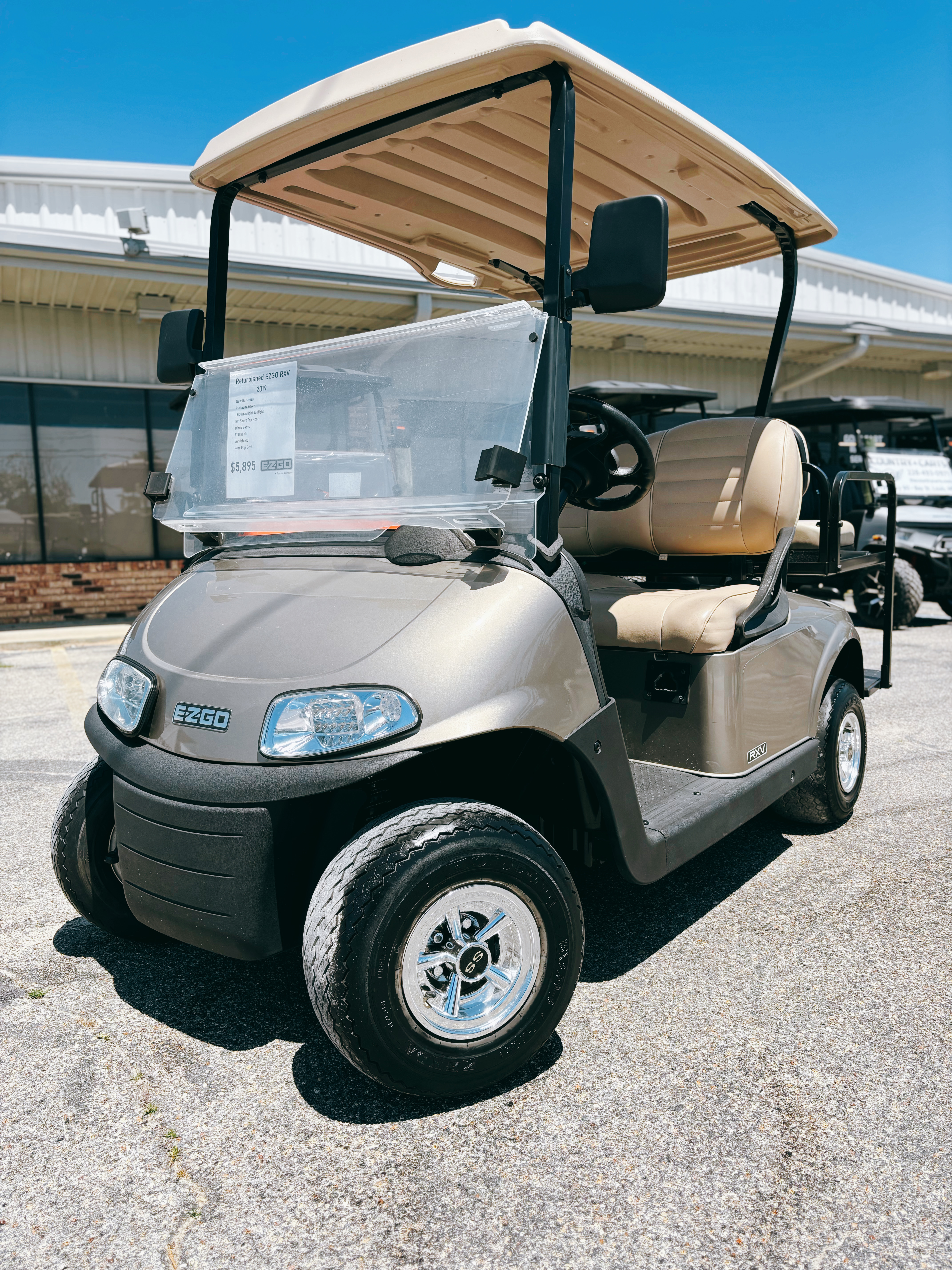 2019 EZ GO RXV 4 Seater 