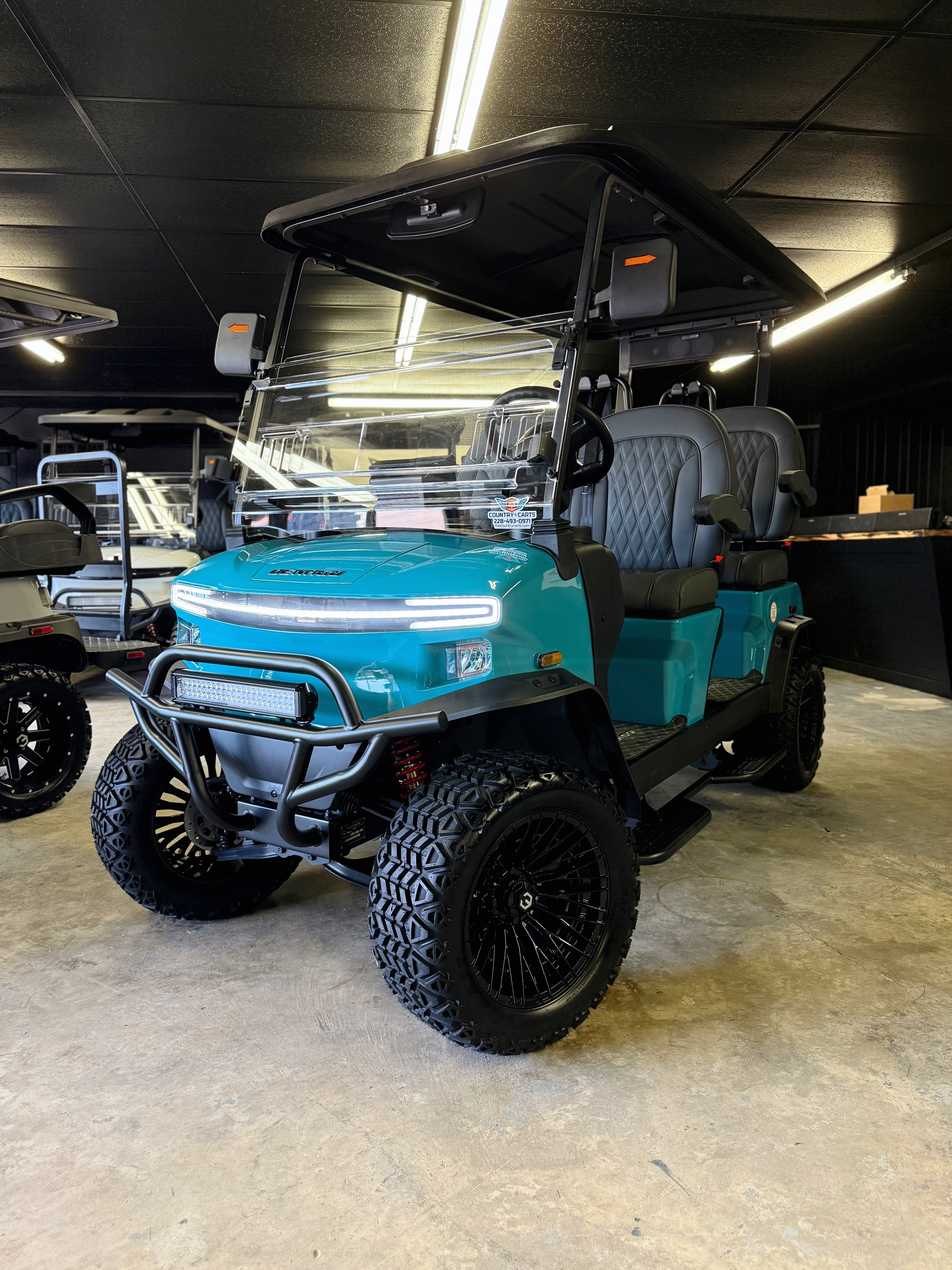 2025 Denago EV Rover XL 4 Forward Upgraded Wheels 