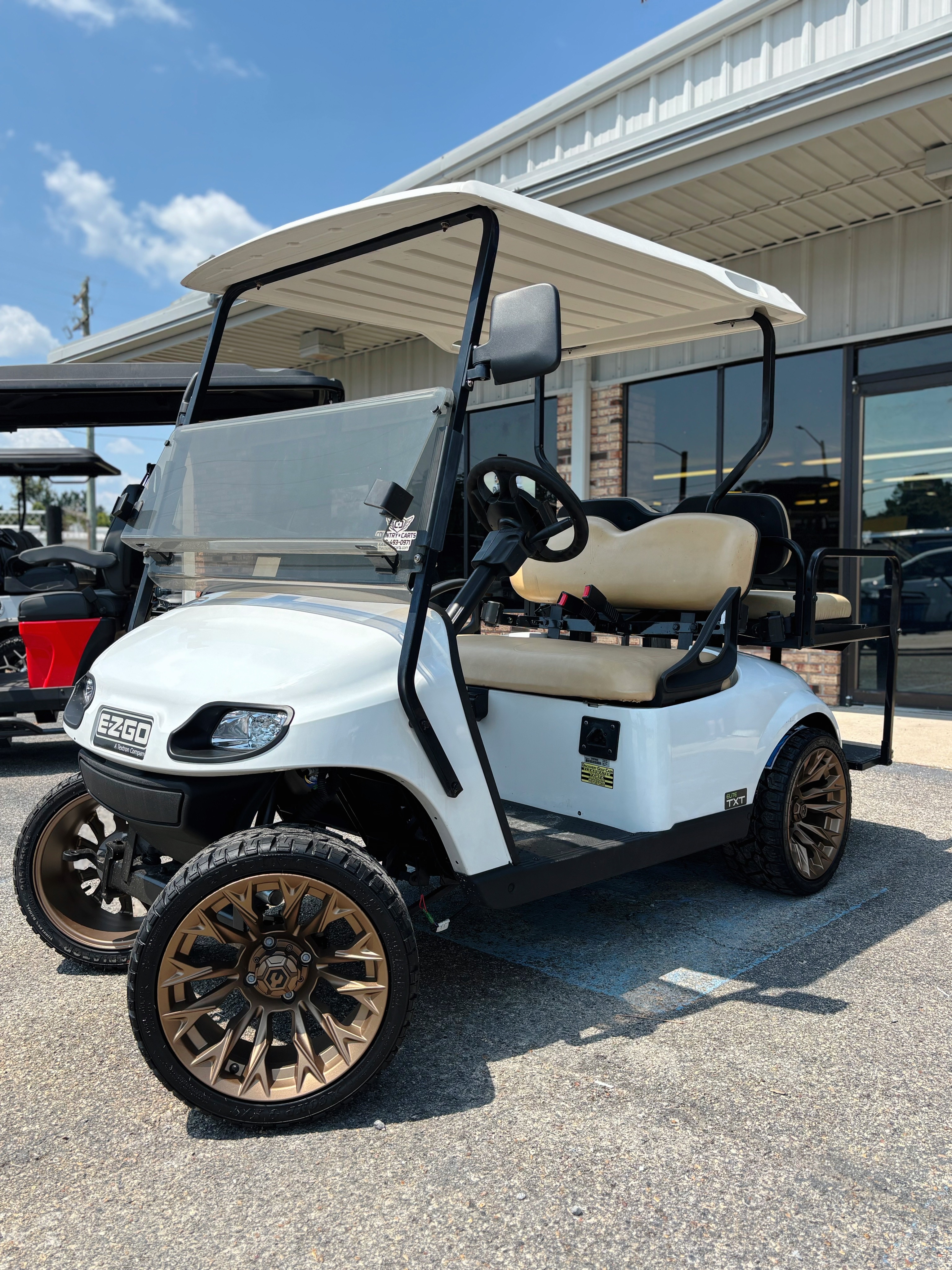 2020 EZ GO TXT 4 Seater Street Ready Wheel Upgrade