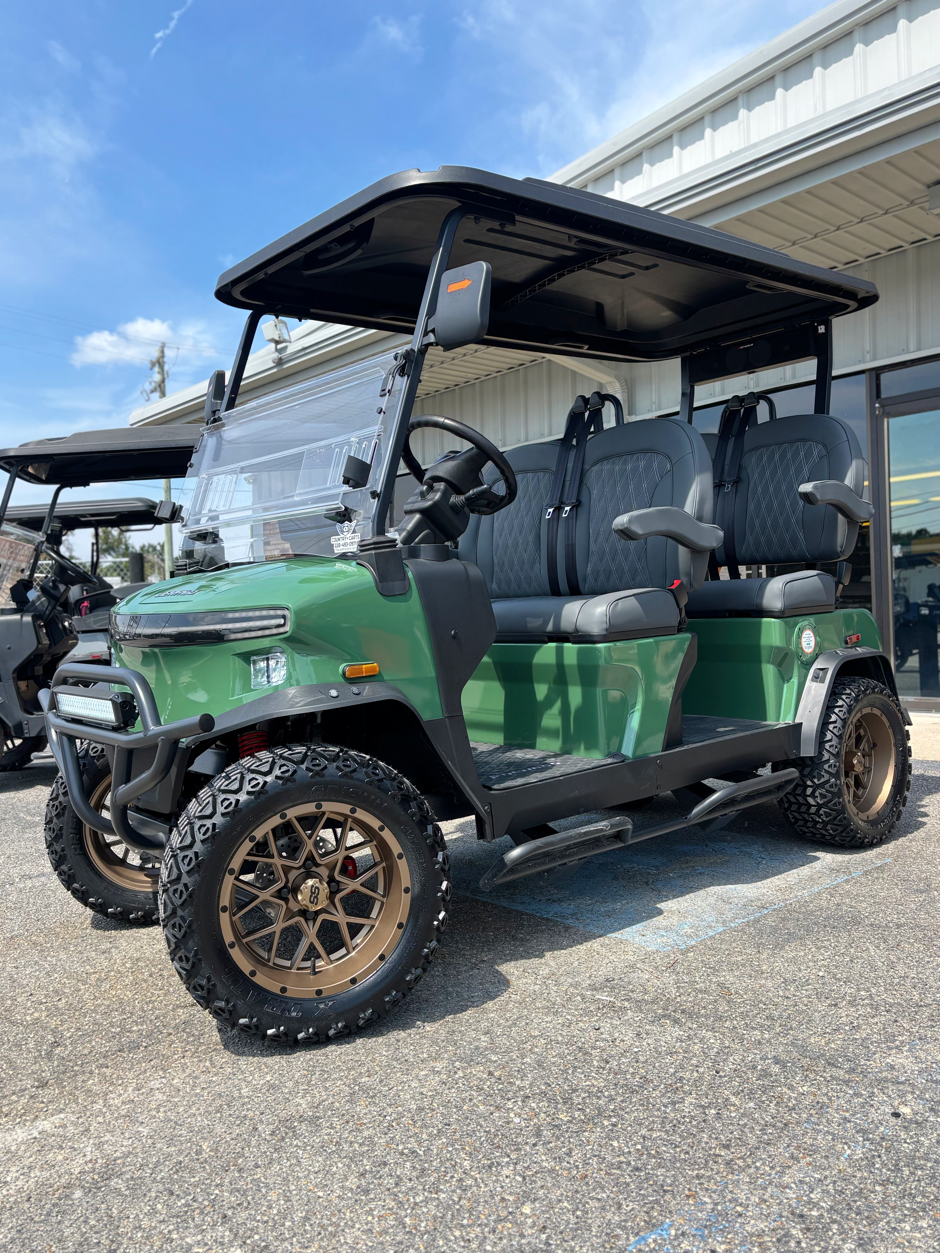 2025 Denago EV Rover XL 4 Forward Upgraded Wheels