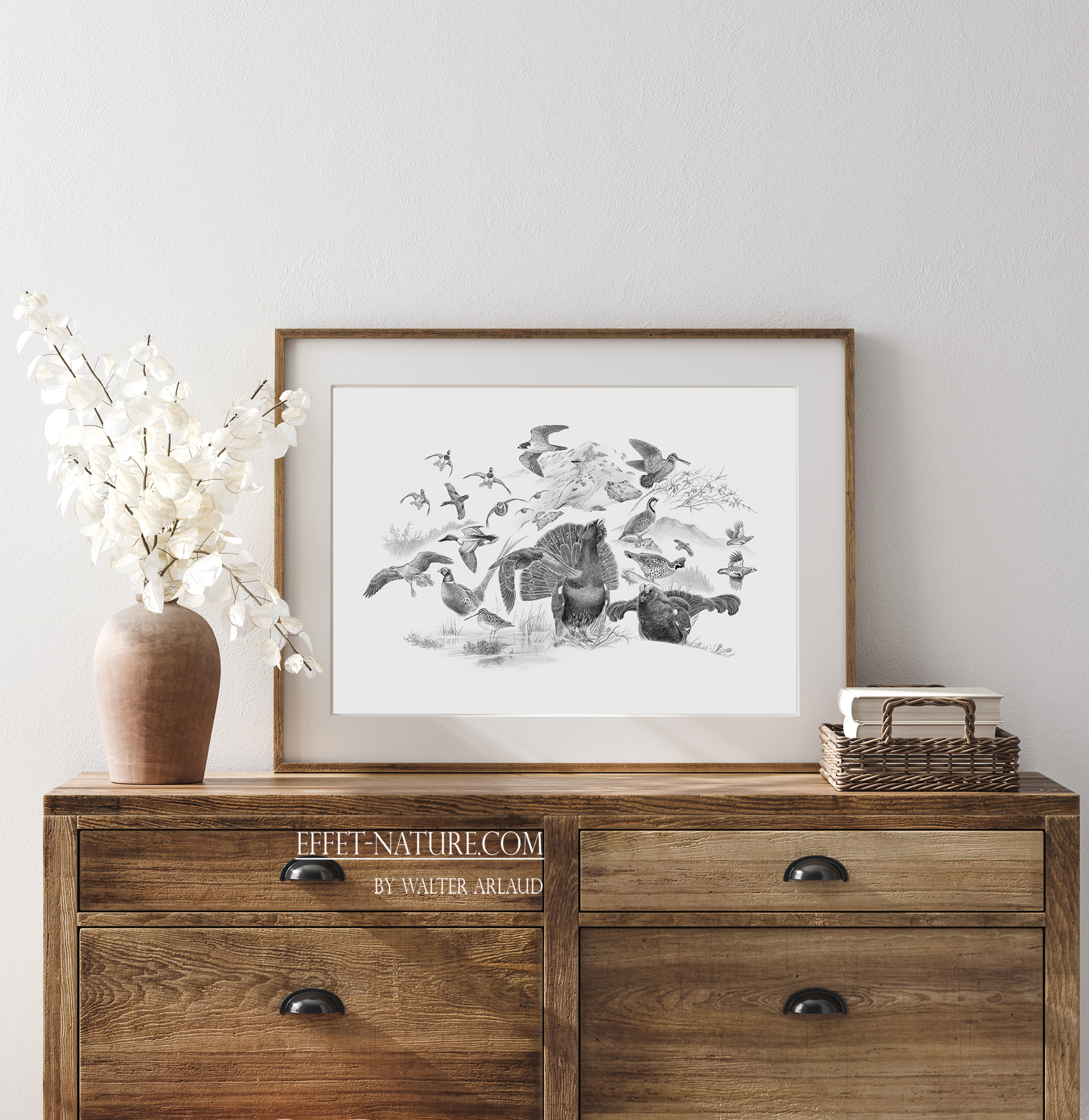 Composition d'oiseaux / Edition limitée Fine Art