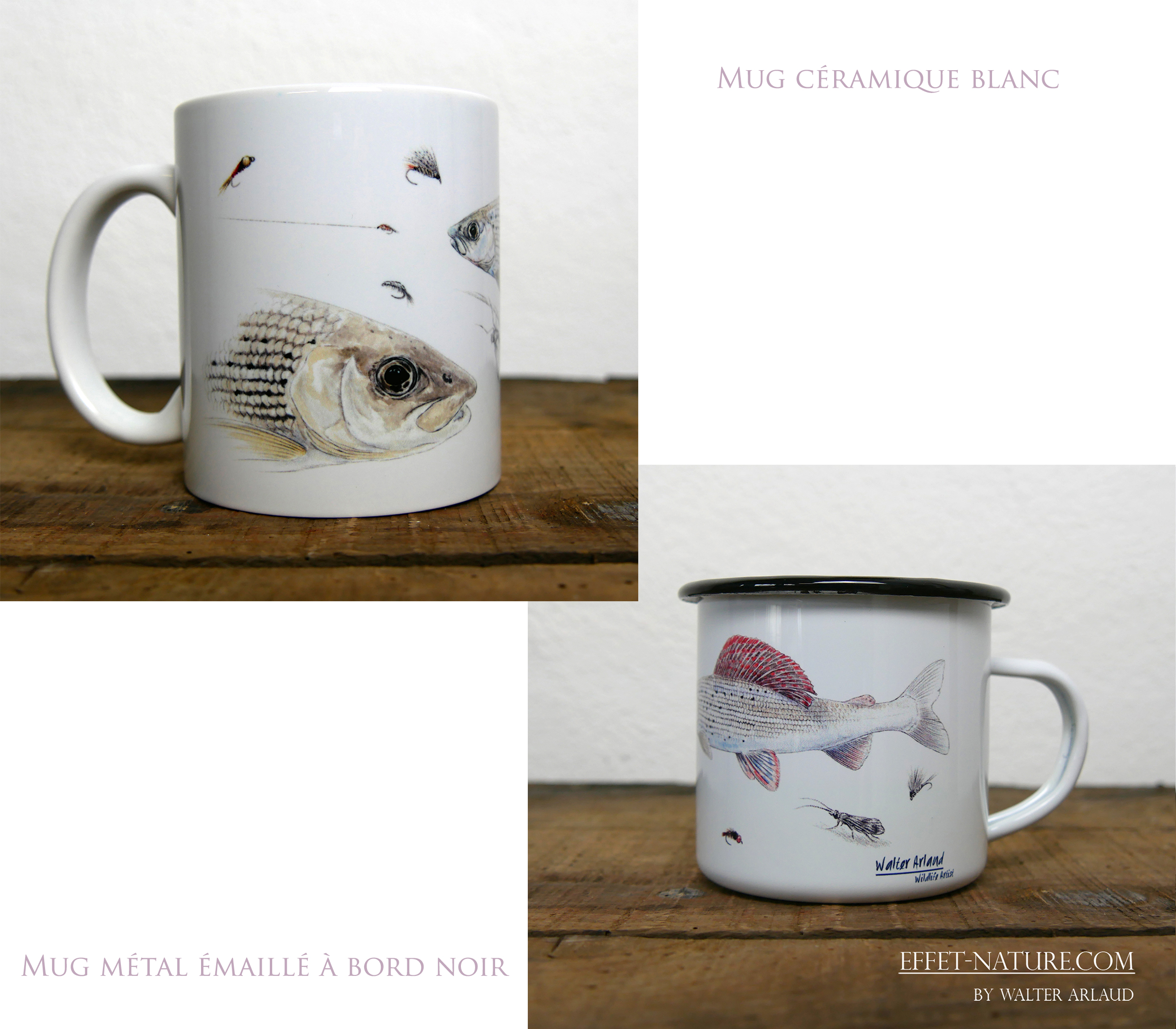 Fly fishing "Ombre commun"