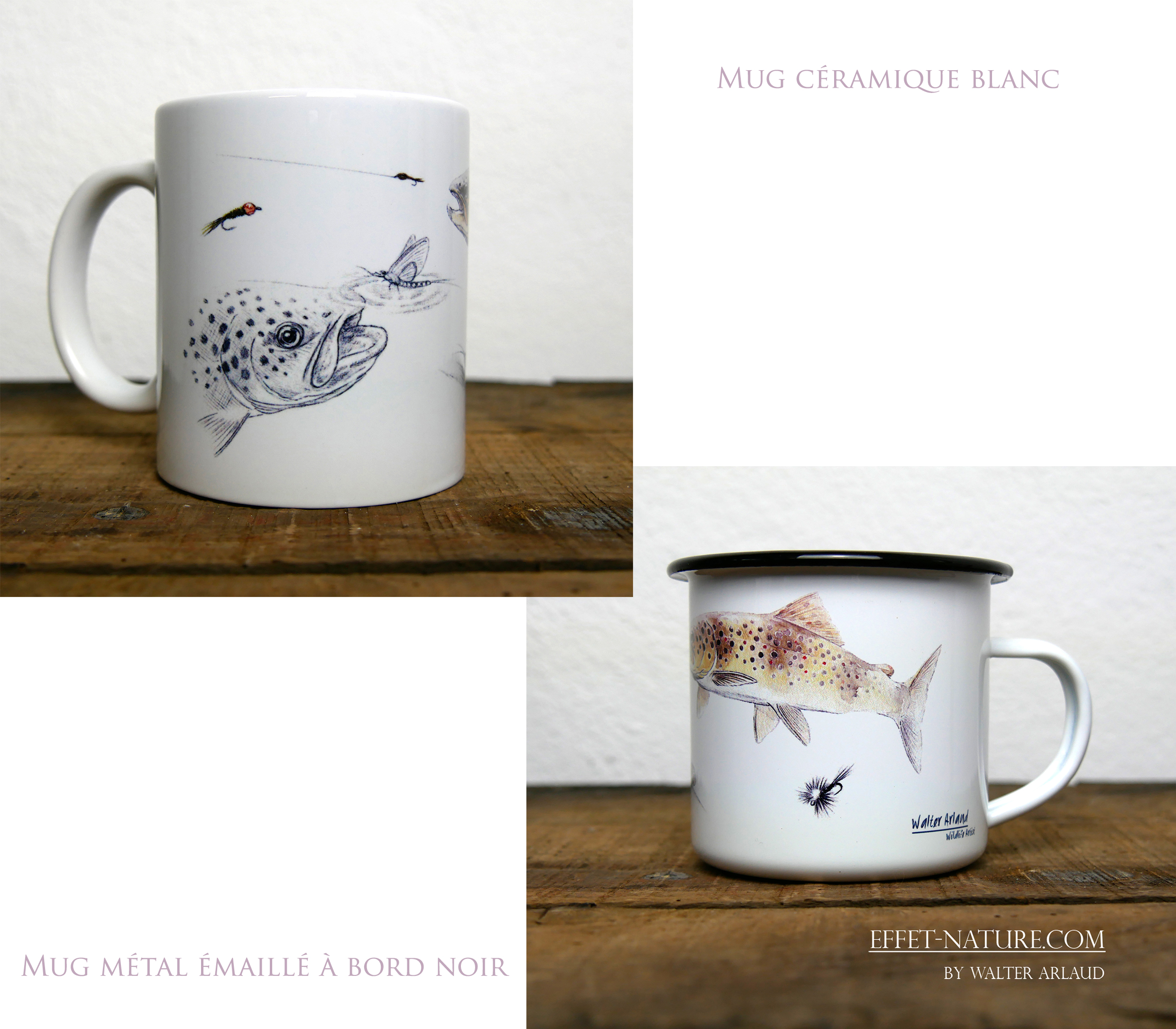 Fly fishing "Truite fario"