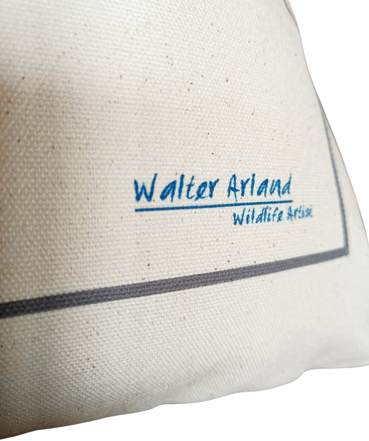 Coussin décoratif "Mue de Chevreuil et escargot"