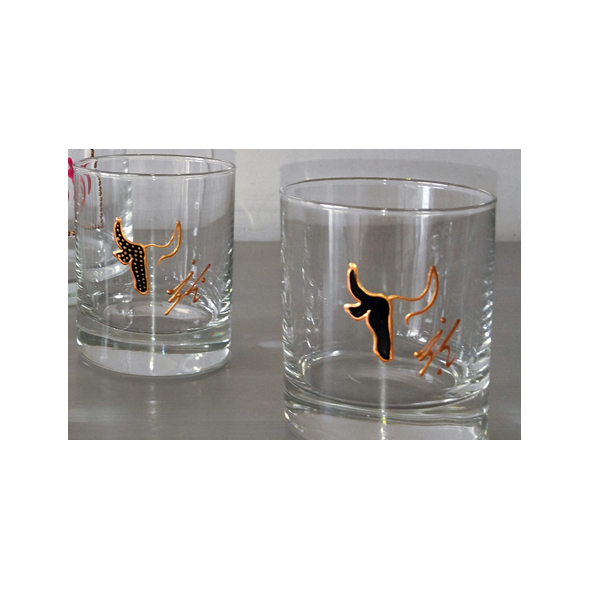 Verre pour le Whisky avec dessin Toro