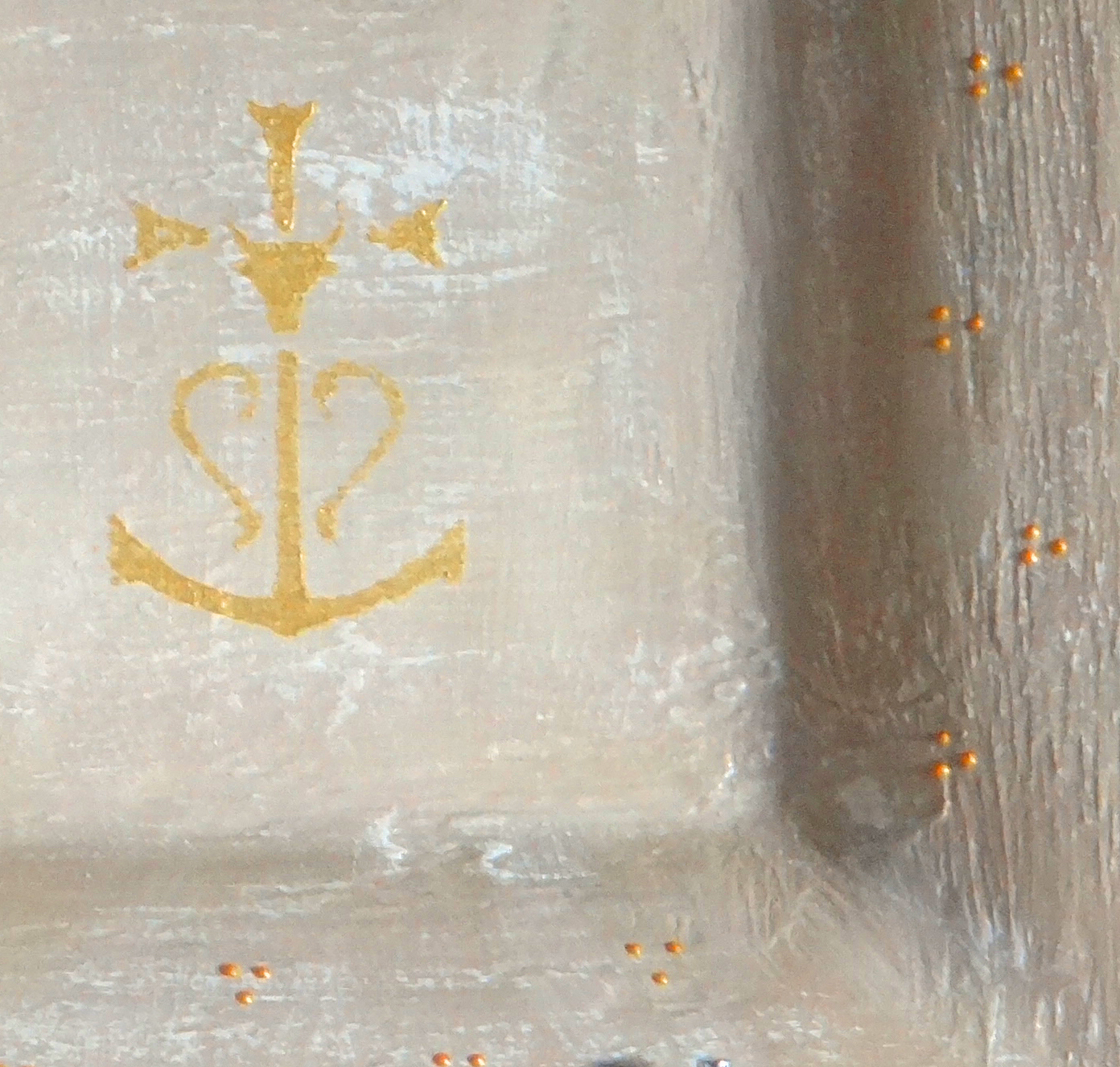 Plat Déco Taureau & Croix de Camargue