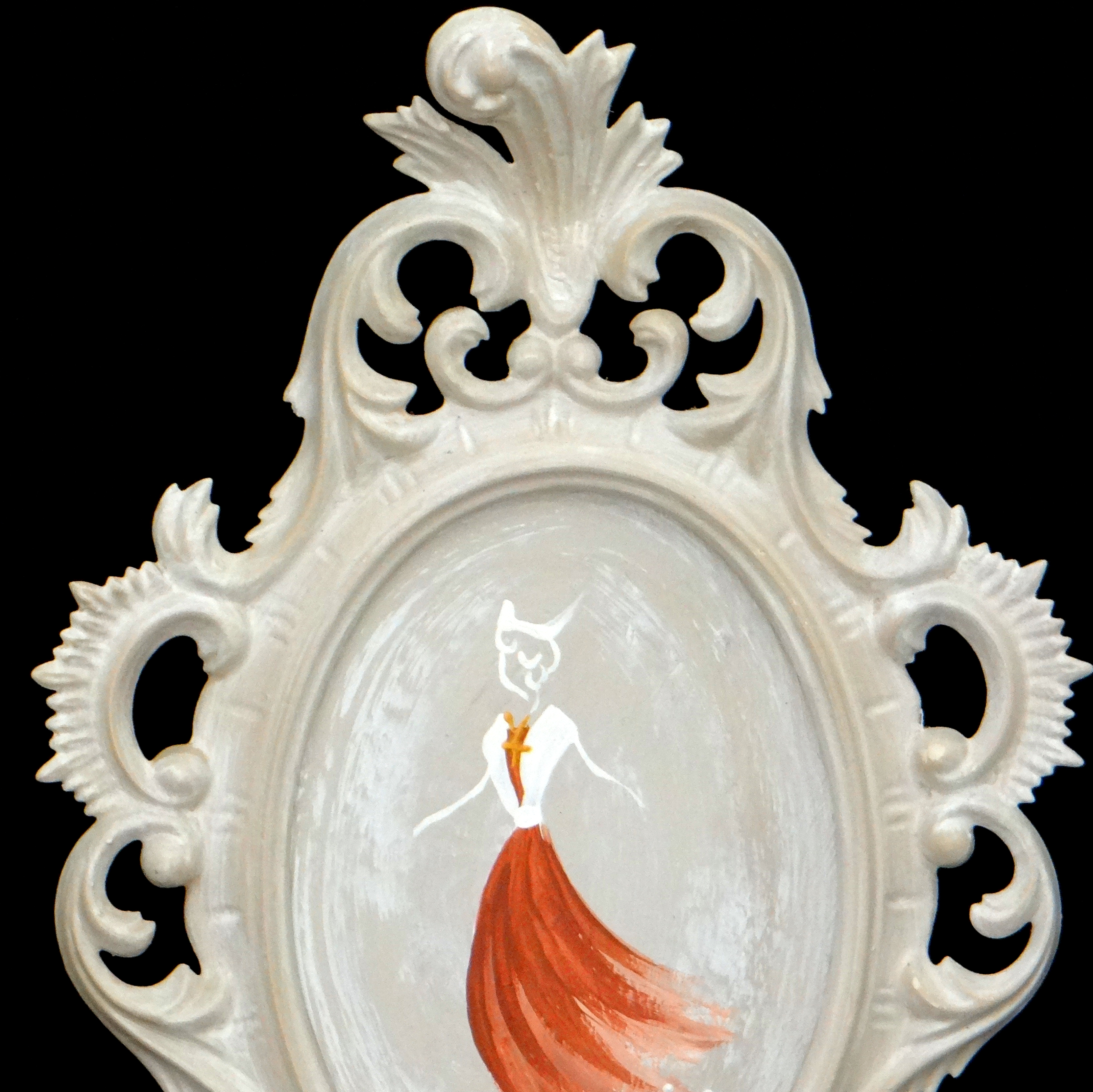 Cadre Baroque peint Arlesienne