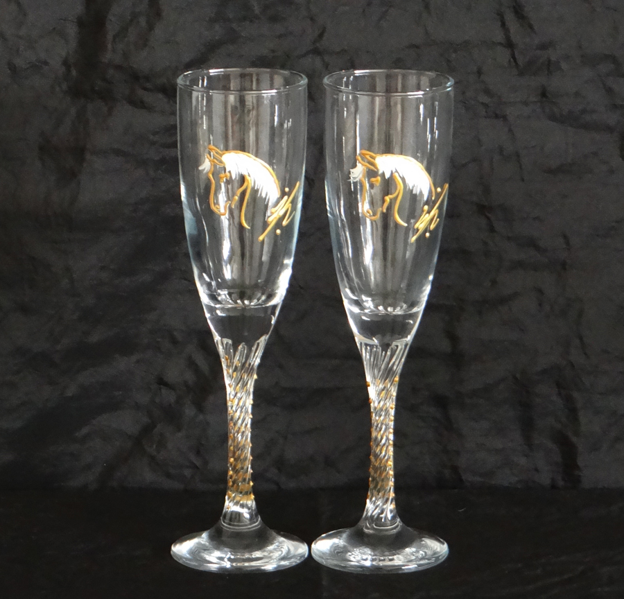 Duo Verres à Champagne Camargue