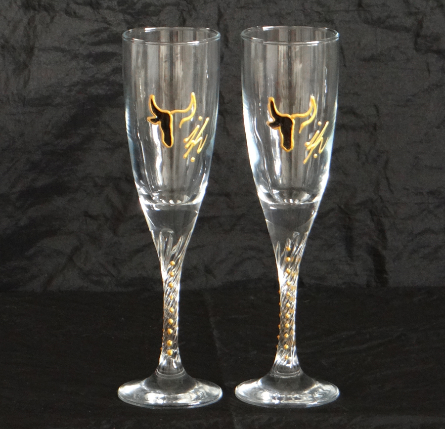 Duo Verres à Champagne Camargue