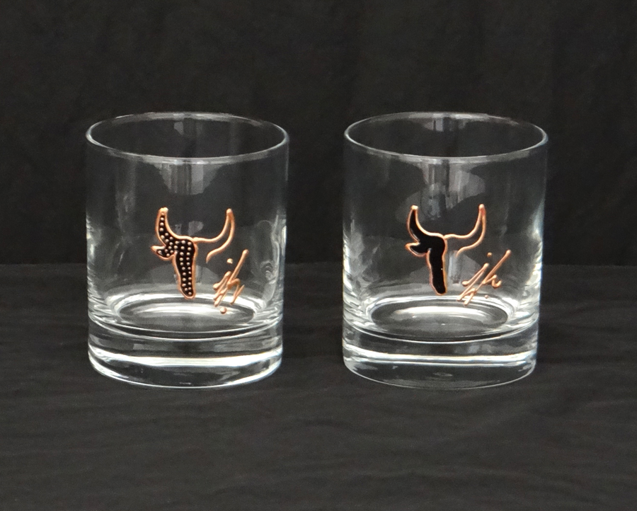 Verre pour le Whisky avec dessin Toro