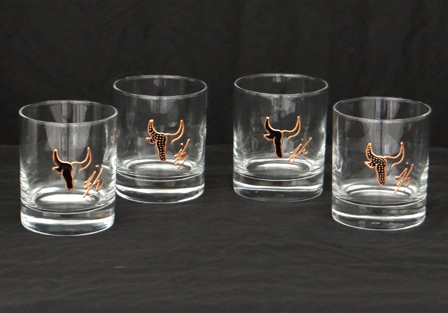 Verre pour le Whisky avec dessin Toro