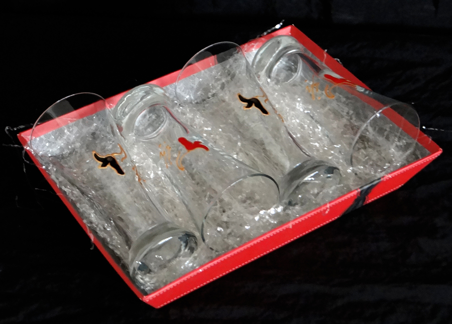  Verre "Pastis" Martigues Taureau Camargue