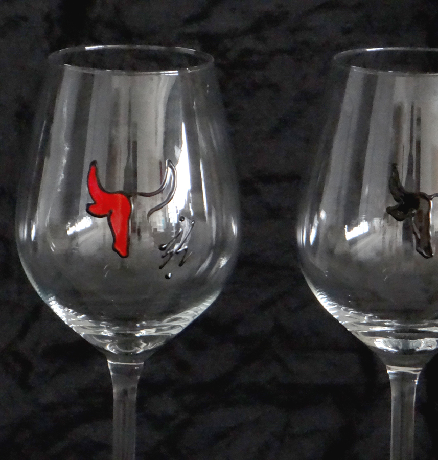 Duo Verres à Vin Taureau