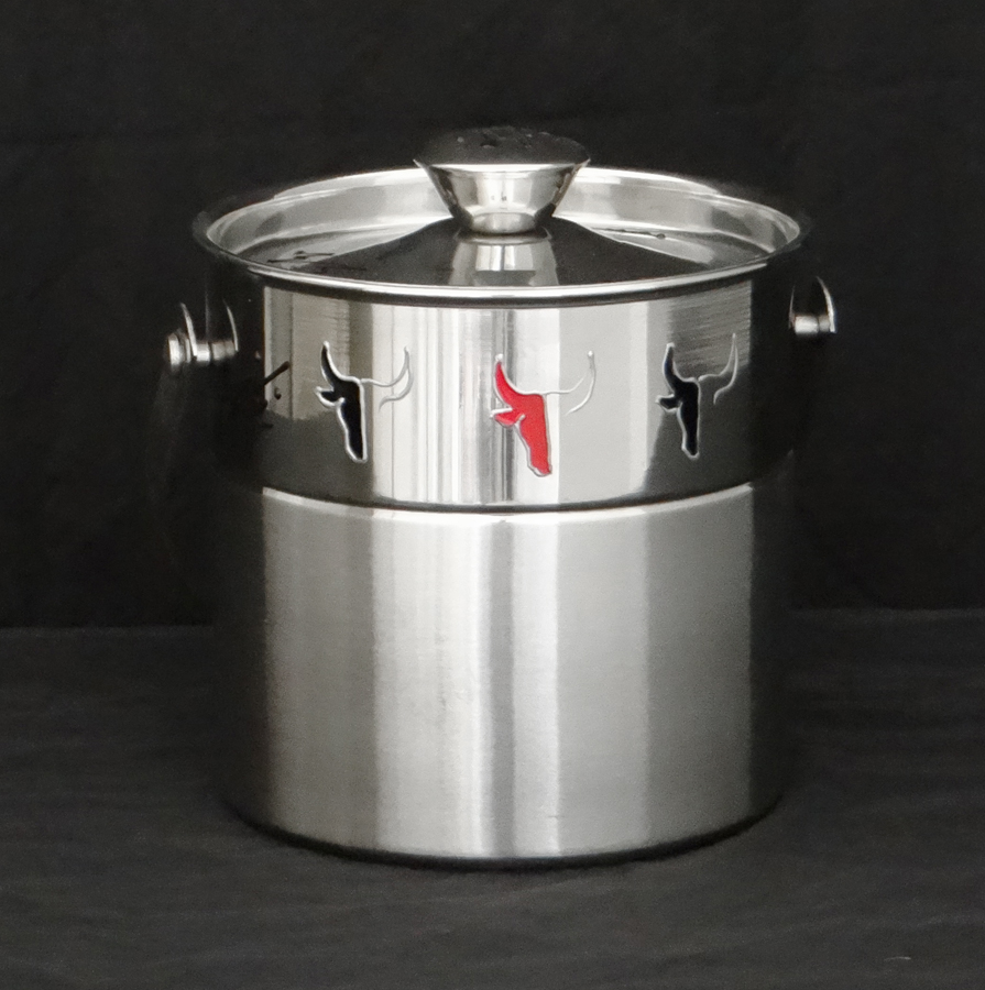 Seau à glace Inox Taureau Design