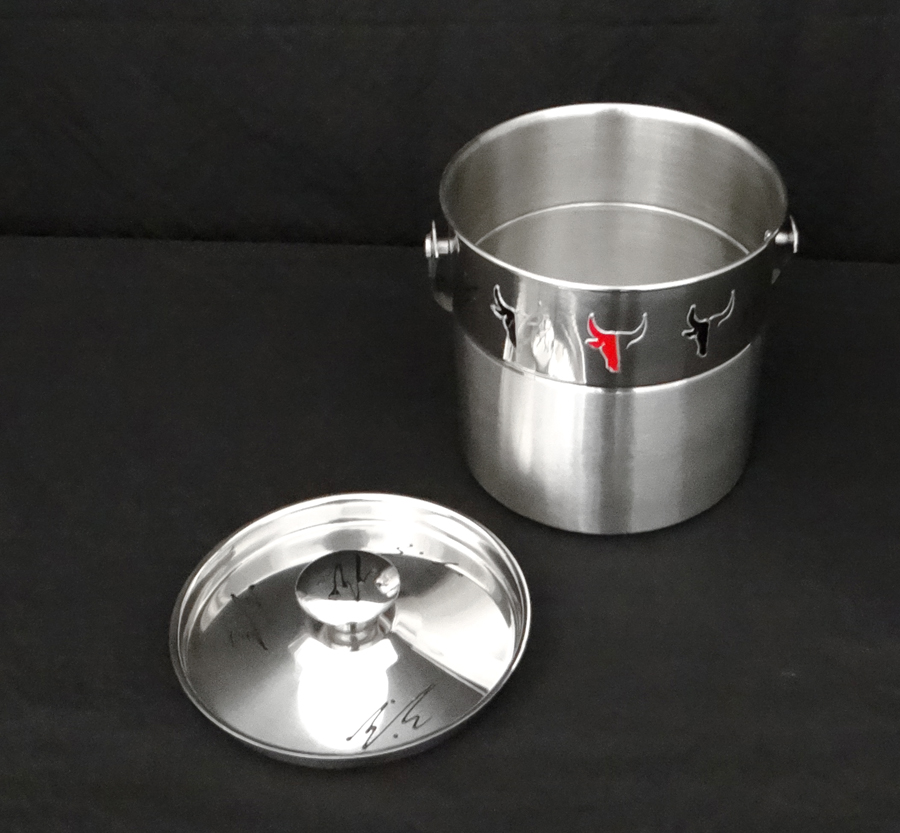Seau à glace Inox Taureau Design