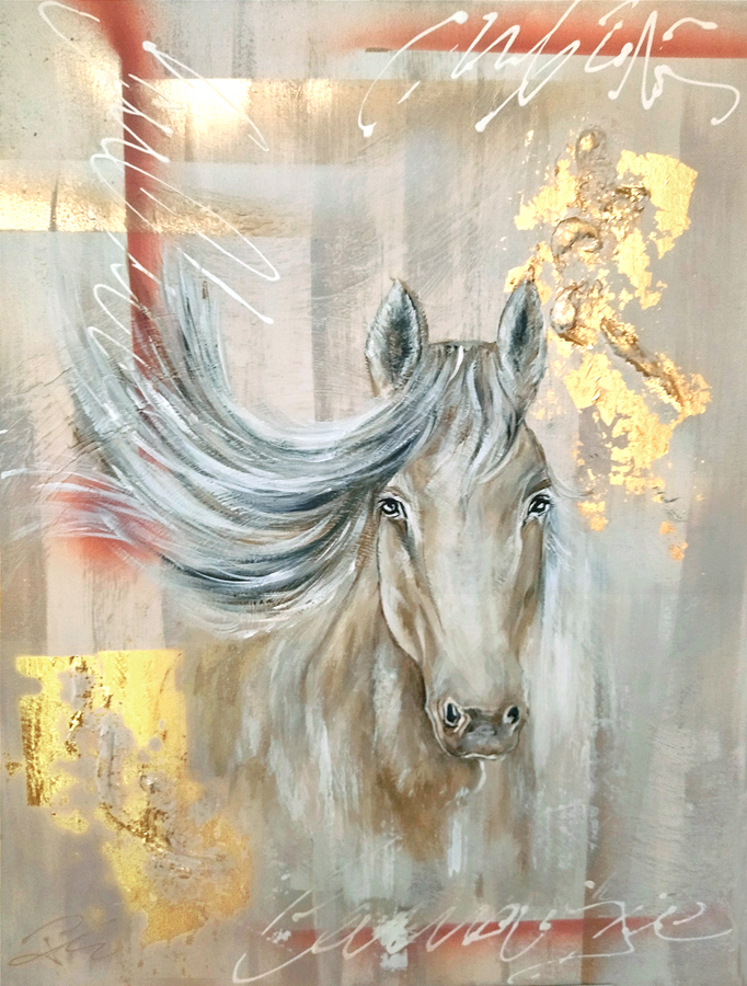 Tableau Cheval Camargue 