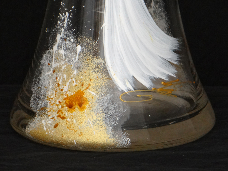 Vase en verre cintré arlesienne 