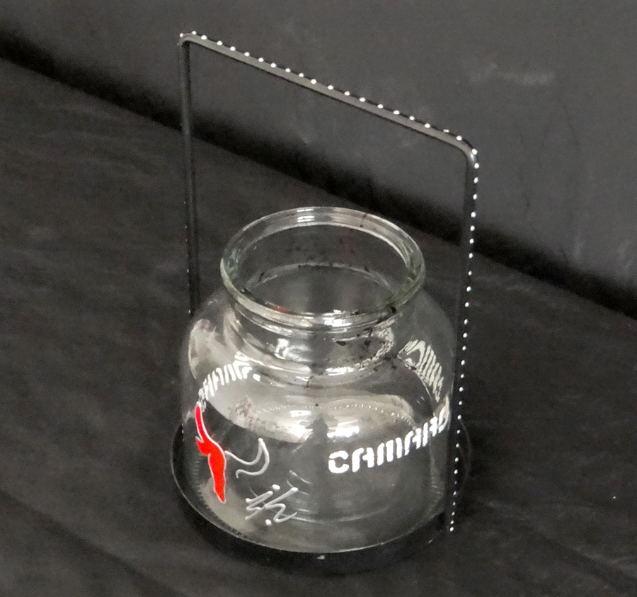 Lanterne Taureau en Métal verre