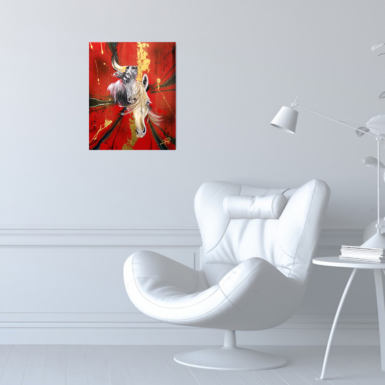  Toro et Cheval Camargue Rouge
