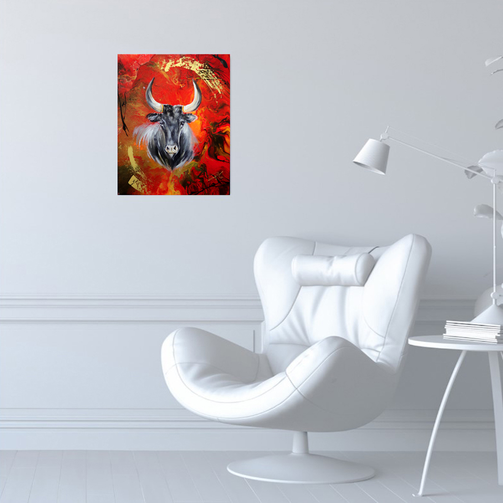 Tableau Taureau Camargue
