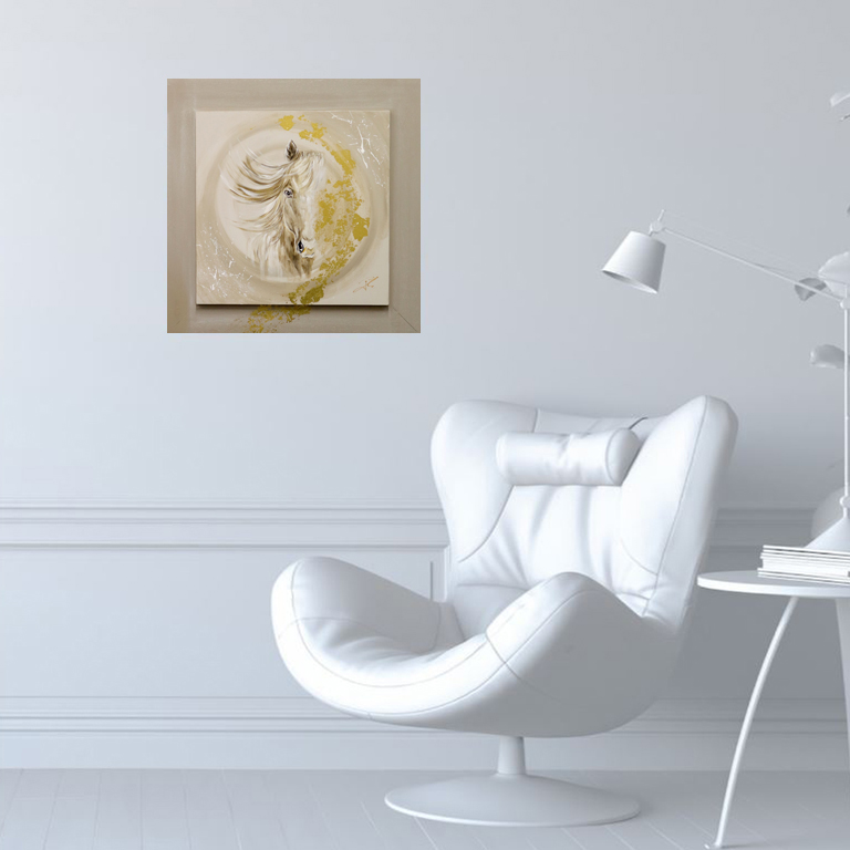 Peinture Abstraite Cheval