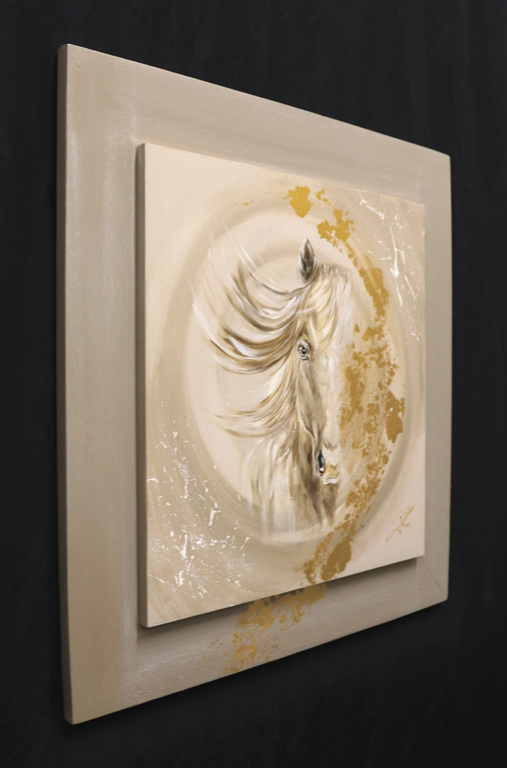 Peinture Abstraite Cheval