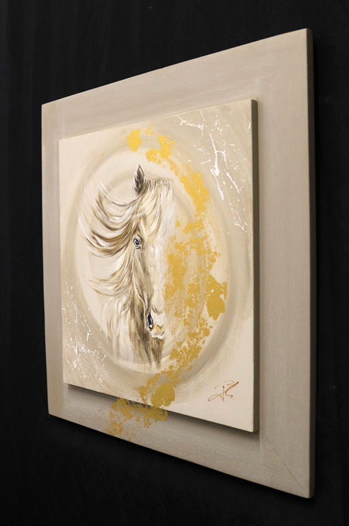 Peinture Abstraite Cheval