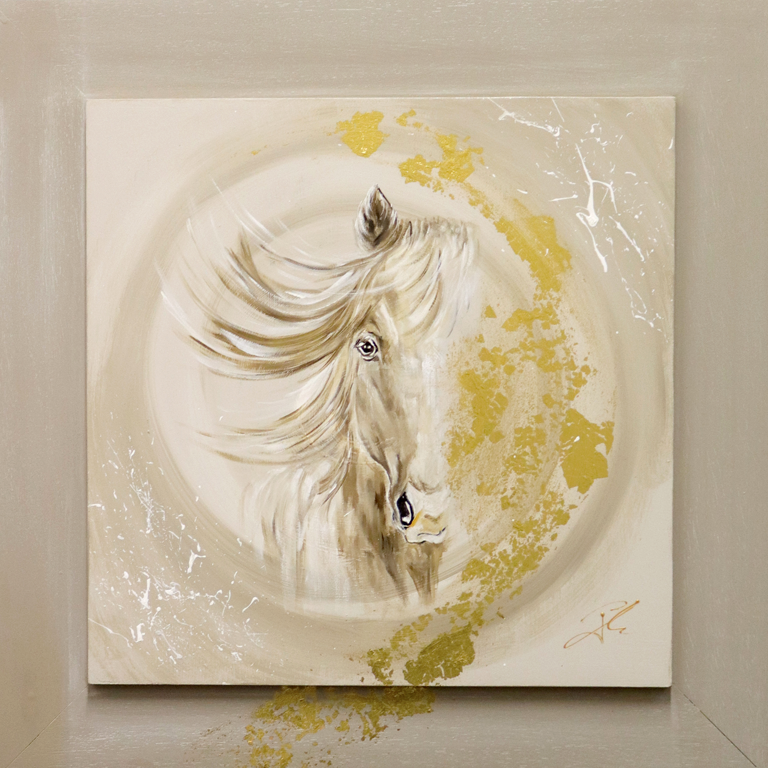 Peinture Abstraite Cheval