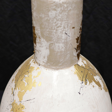 Vase Boule Taureau & Feuille d'Or