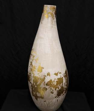 Vase en céramique avec motif de cheval