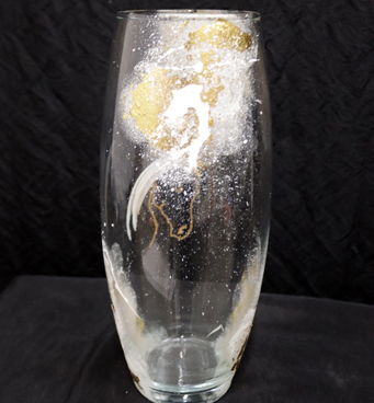 Vase Bombé Cheval en verre