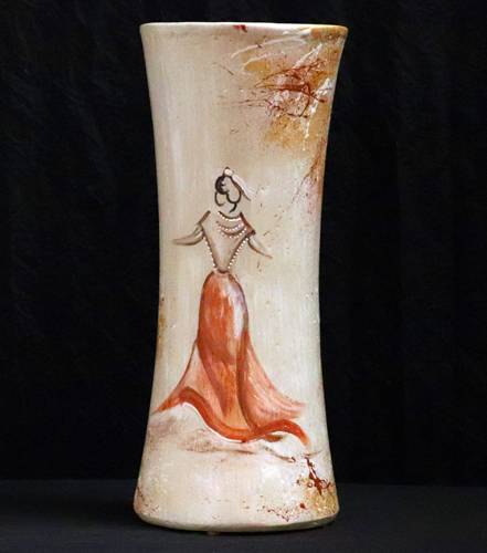 Vase Arlesienne peint à la main