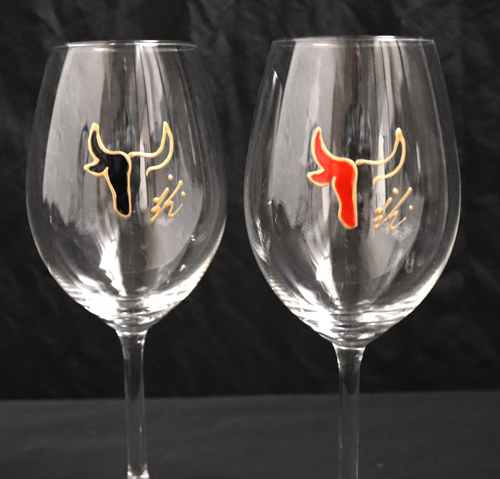 Verres à Vin Taurins Or