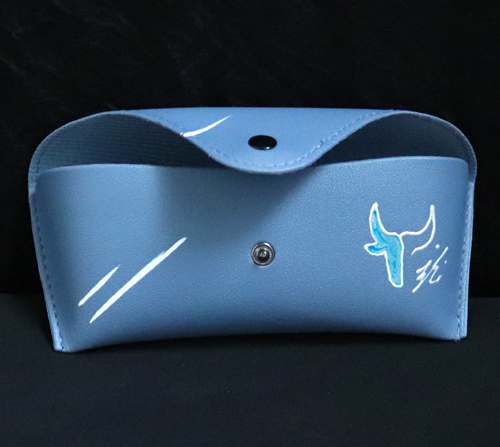 Étui à lunettes bleu Toro