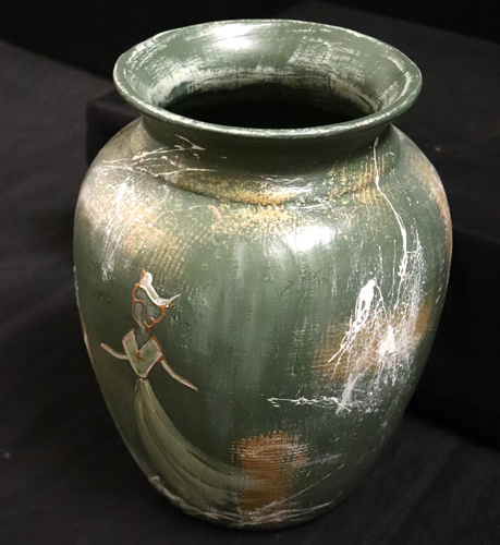 Vase décoratif Arlesienne en céramique
