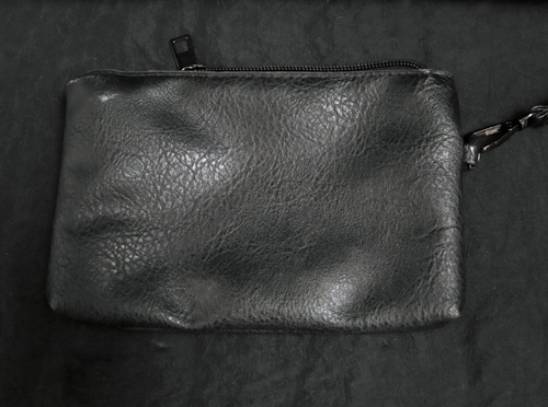 Pochette en cuir PU noir Taureau