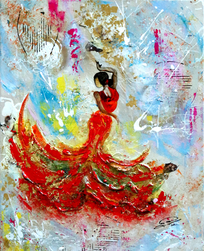 Tableau Danseuse Flamenco
