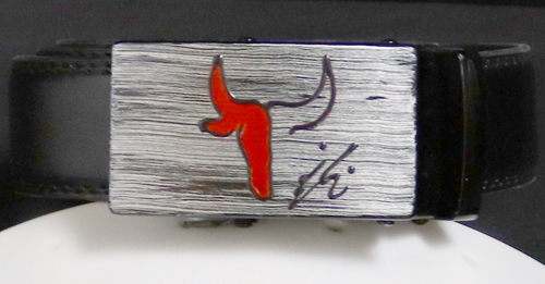 Ceinture en cuir PU avec boucle automatique Toro Rouge
