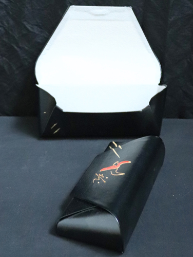 Étui à lunettes en cuir PU noir Tête de Toro