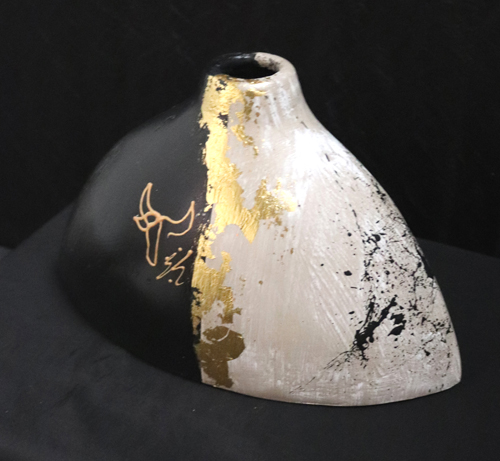 Vase en céramique moderne Taureau