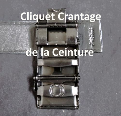 Ceinture avec boucle tête de taureau Rouge et Argent