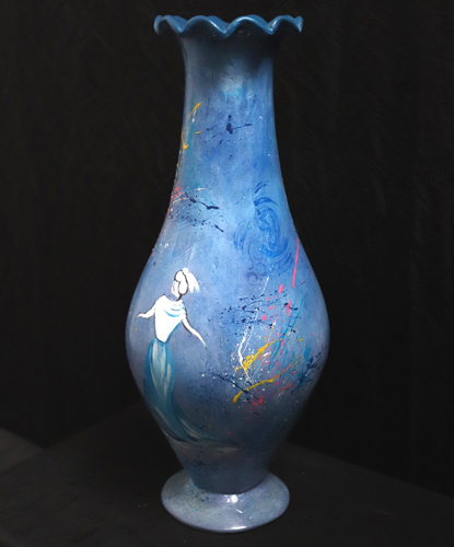 Vase Arlesienne Bleu