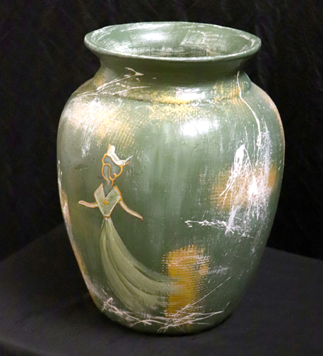 Vase décoratif Arlesienne en céramique