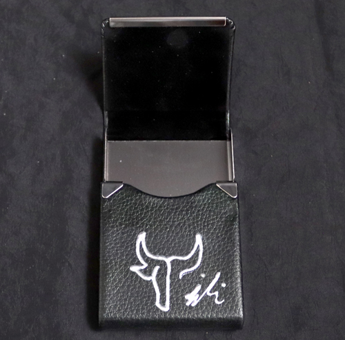 Étui porte-cartes de visite en cuir PU Toro
