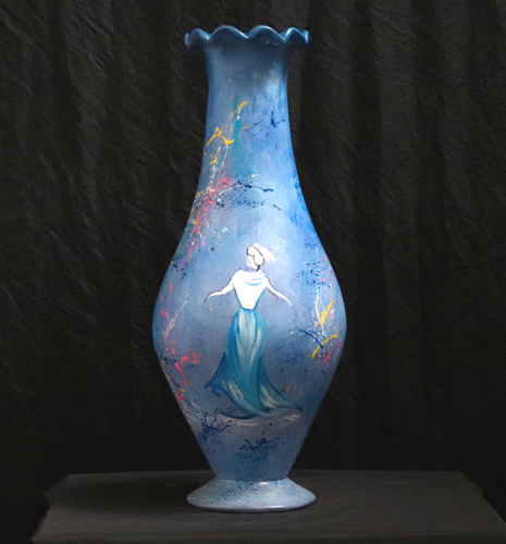 Vase Arlesienne Bleu